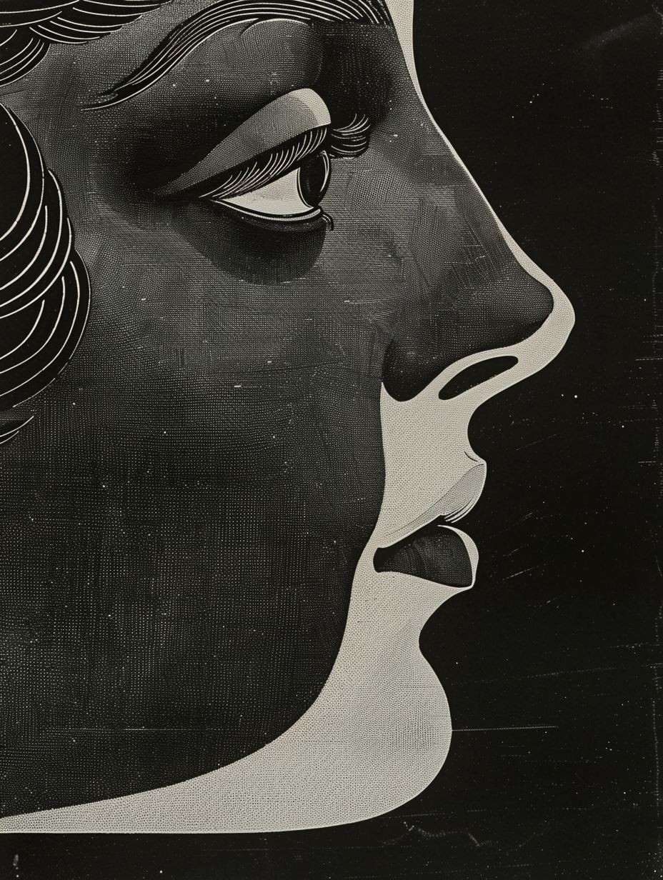 Noir Art Deco Portraiture - Image 1