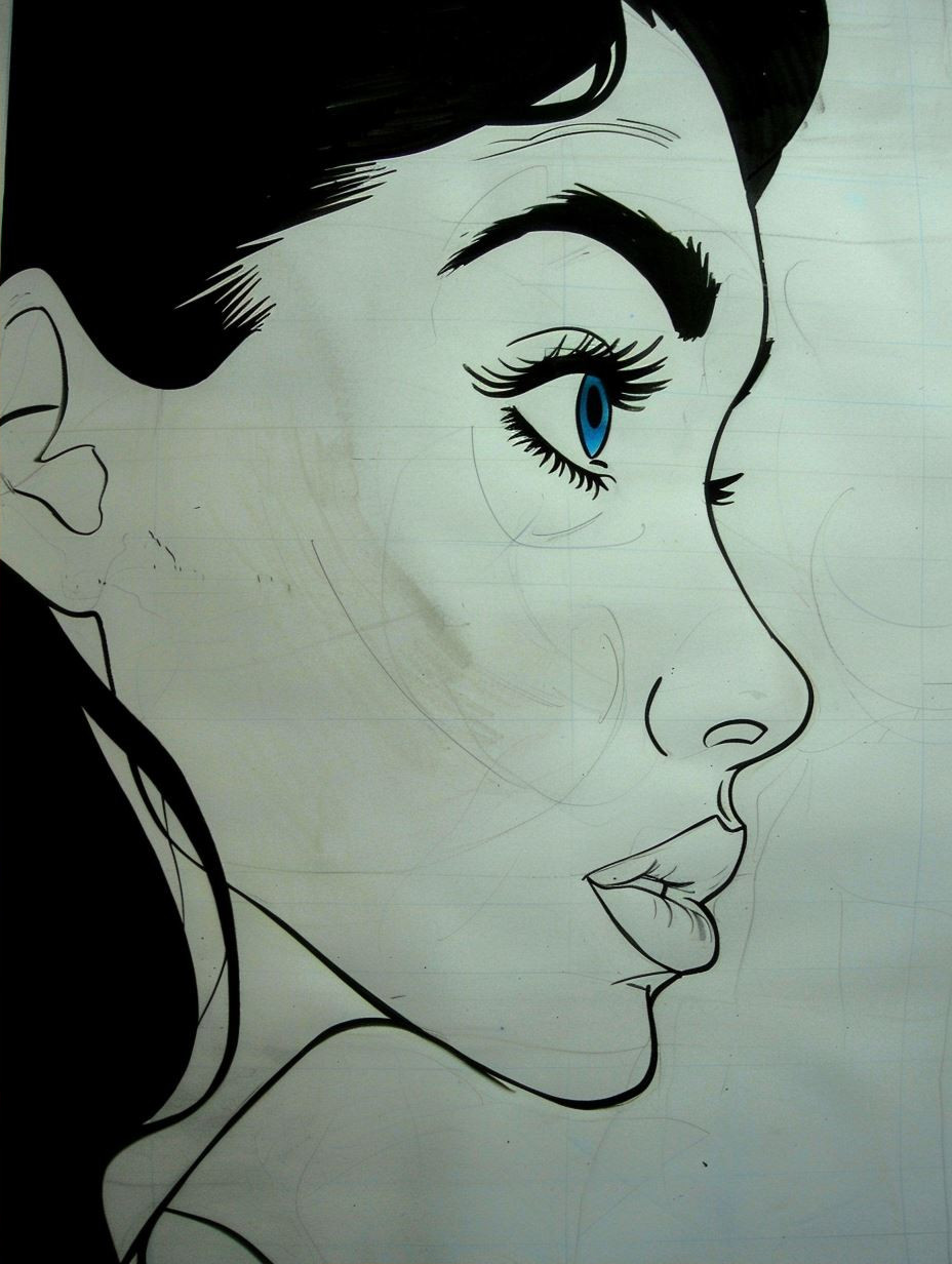 Elegant Feminine Portrait Studies - Image 2