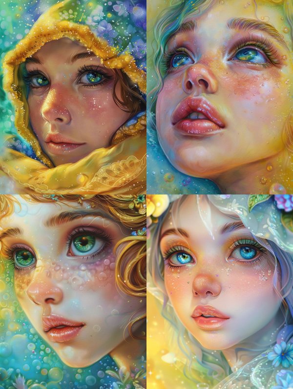 Ethereal Portraits of Dreamy Celestial Maidens