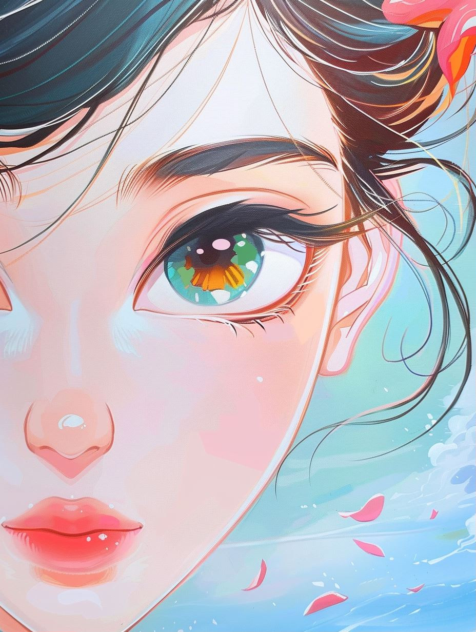 Ethereal Gazes: A Digital Art Collection - Image 1