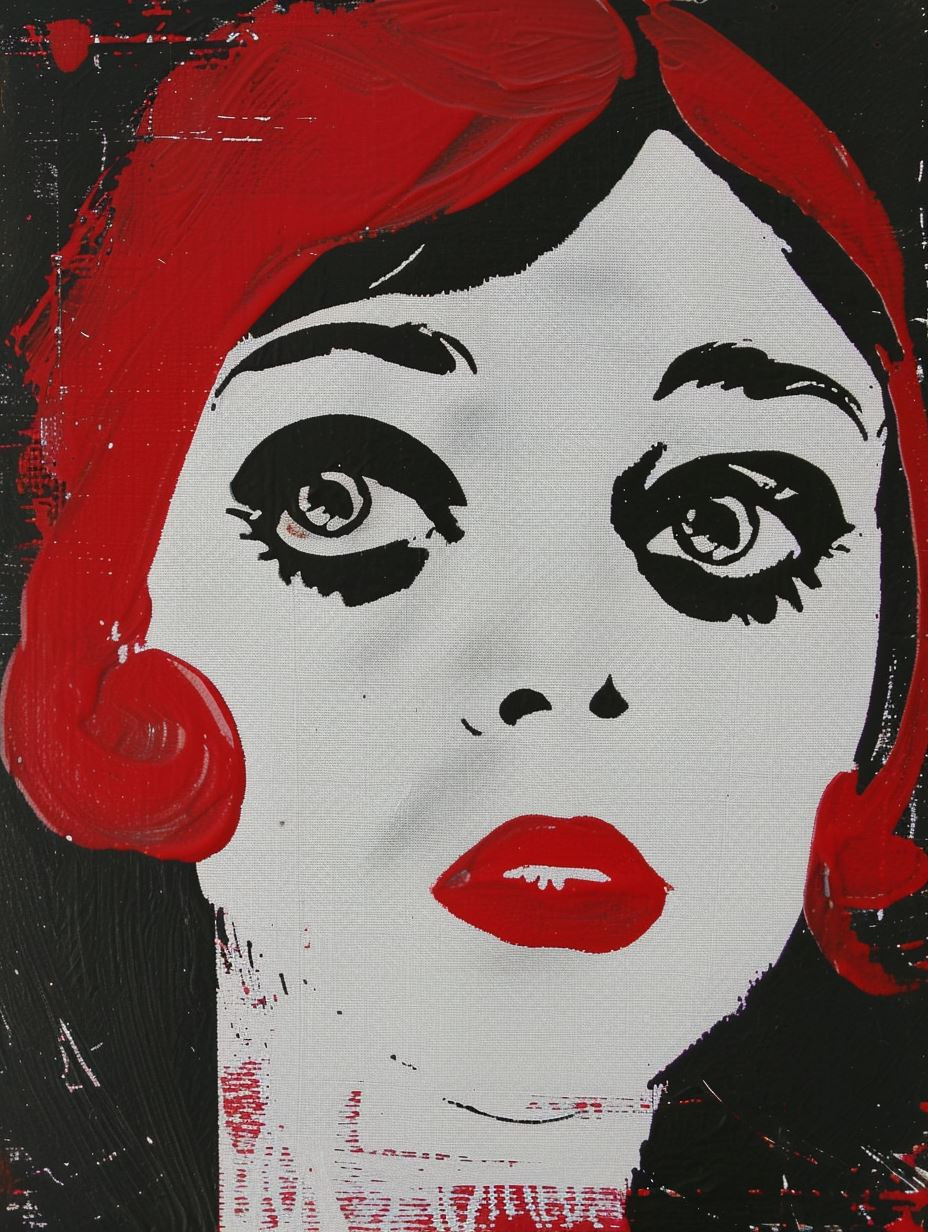 Bold Contrast Pop Art Portraits - Image 2