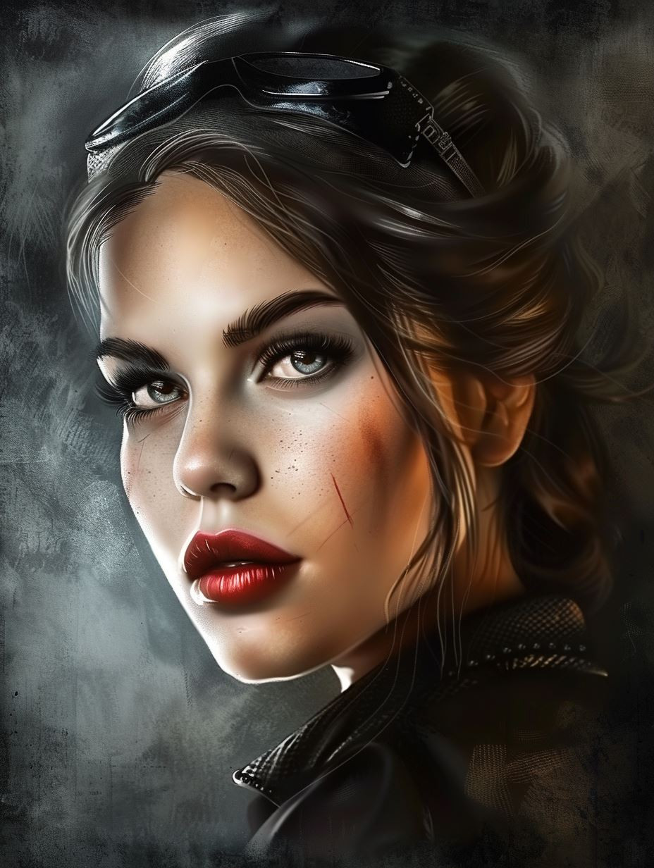 Steampunk Aviator's Gritty Elegance - Image 1