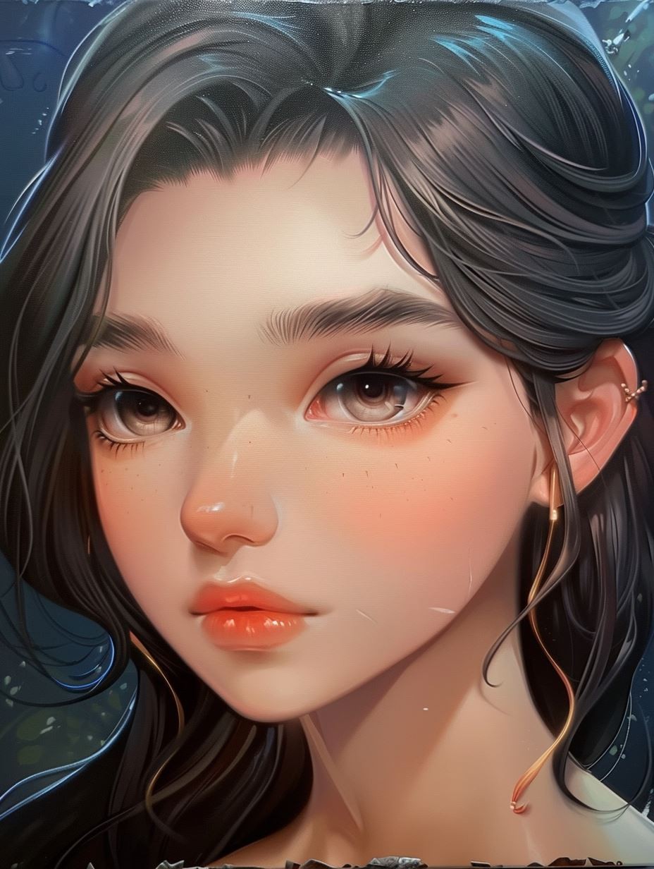 Ethereal Digital Portrait Glow