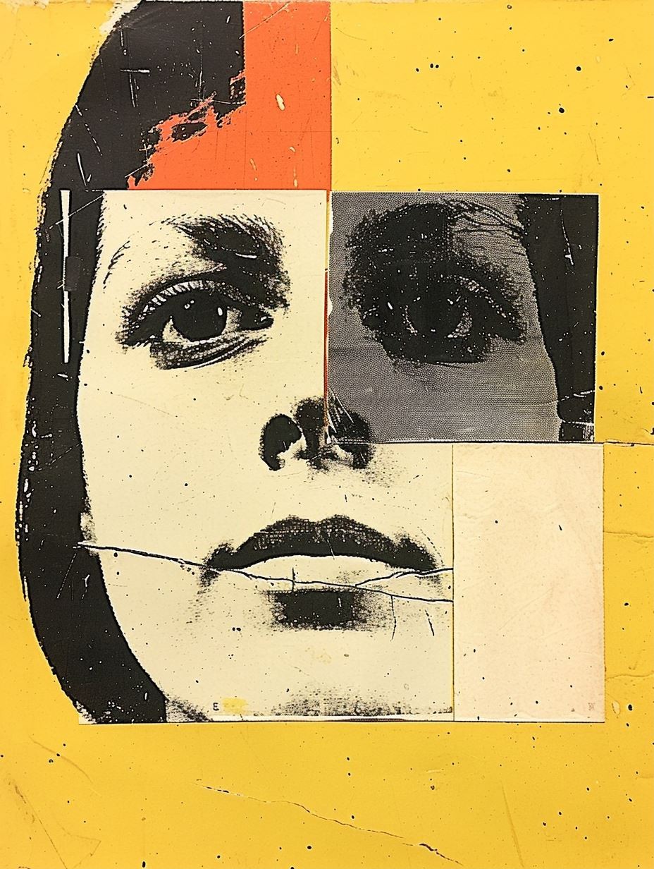 Fragmented Pop Art Portrait