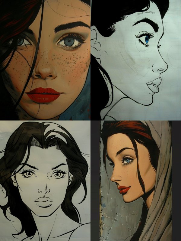 Elegant Feminine Portrait Studies