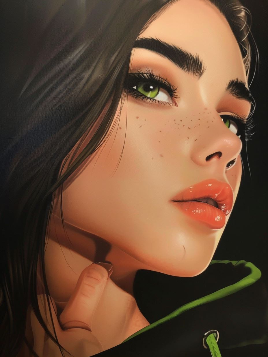 Ethereal Dark Digital Portraiture - Image 2