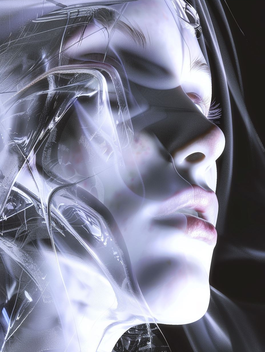 Liquid Dreams: Ethereal Digital Portraits - Image 3