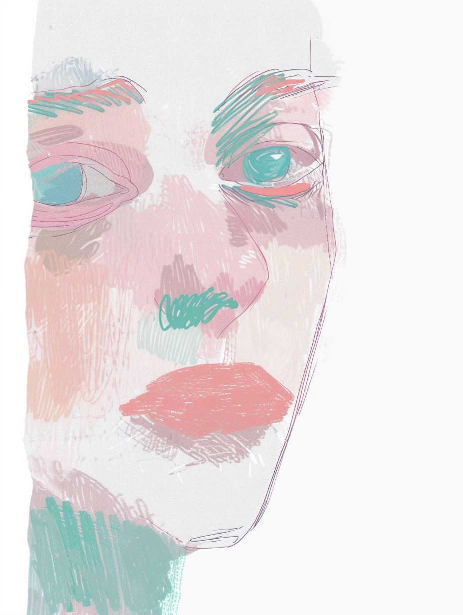 Pastel Portraits of Ethereal Gazes - Image 1