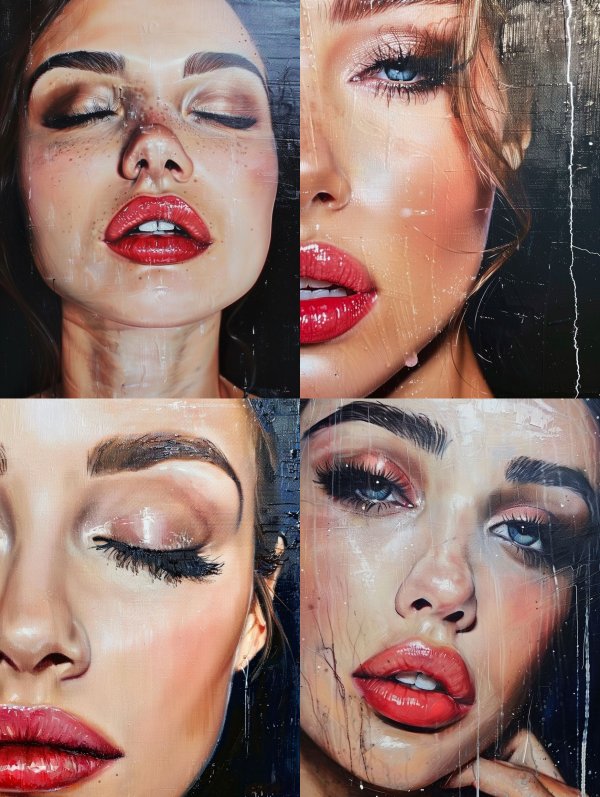 Radiant Gaze Hyper-Realistic Portraits