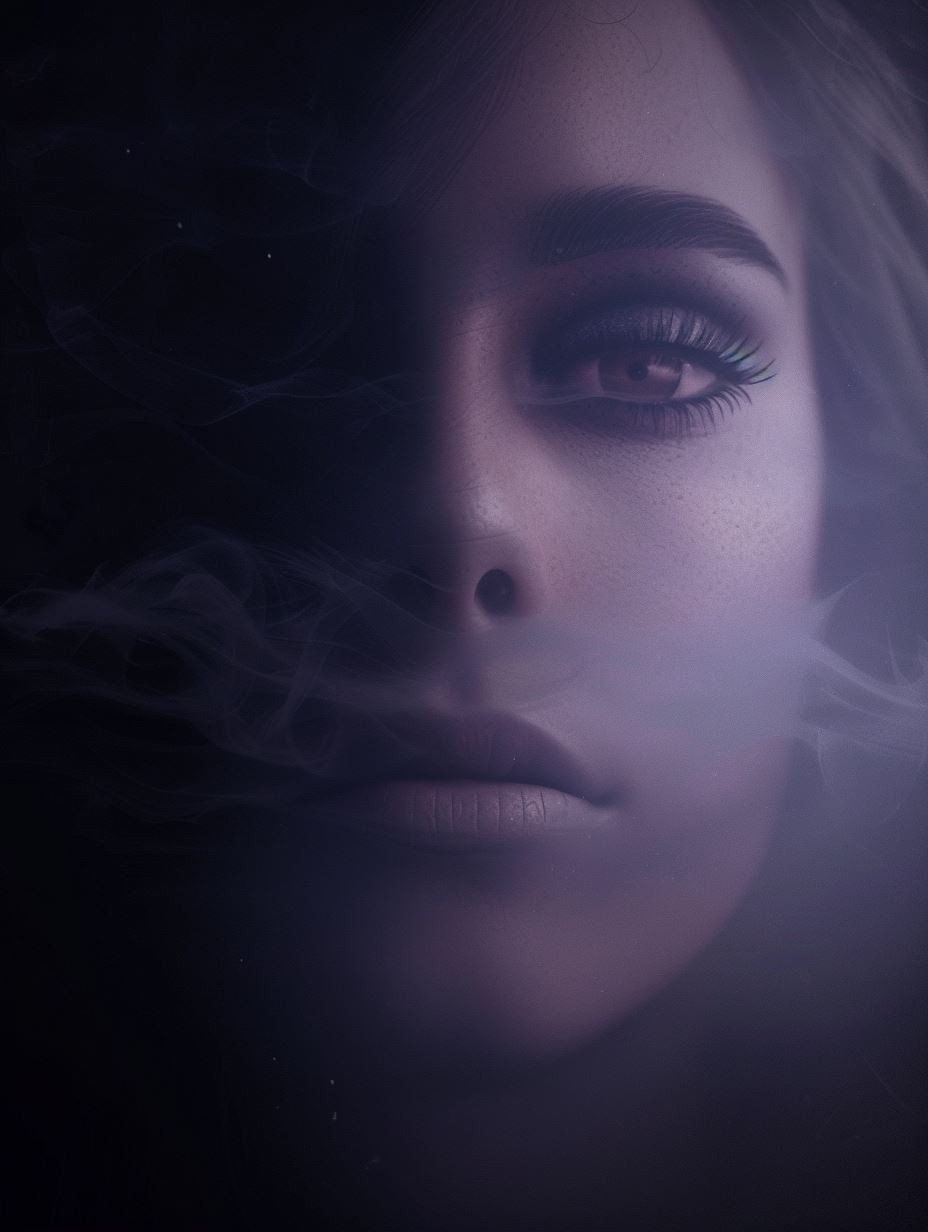 Ethereal Shadows of Feminine Grace - Image 2