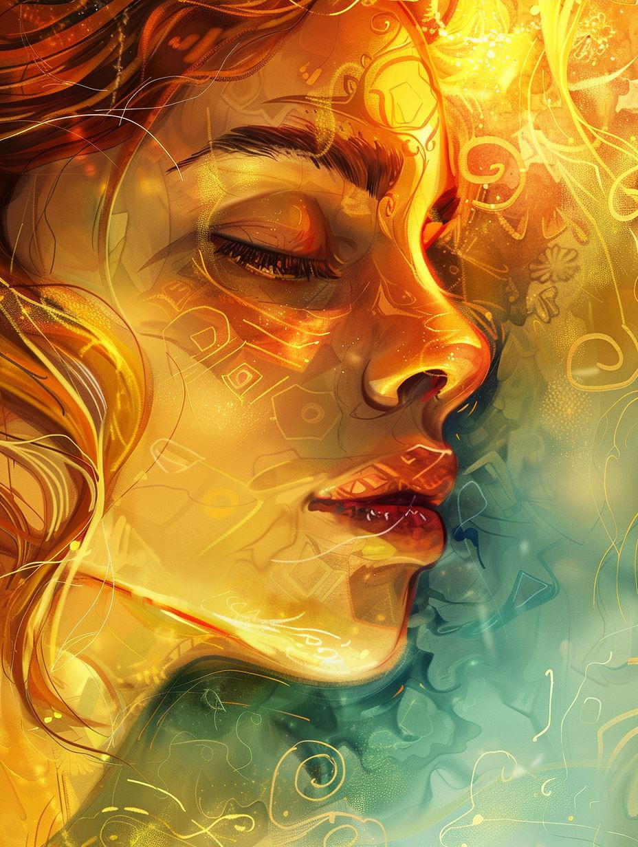 Golden Visions of Ethereal Beauty - Image 4