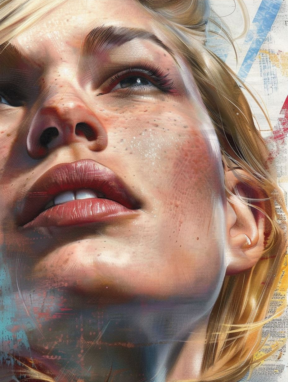 Ethereal Gazes: A Digital Portrait Study - Image 3