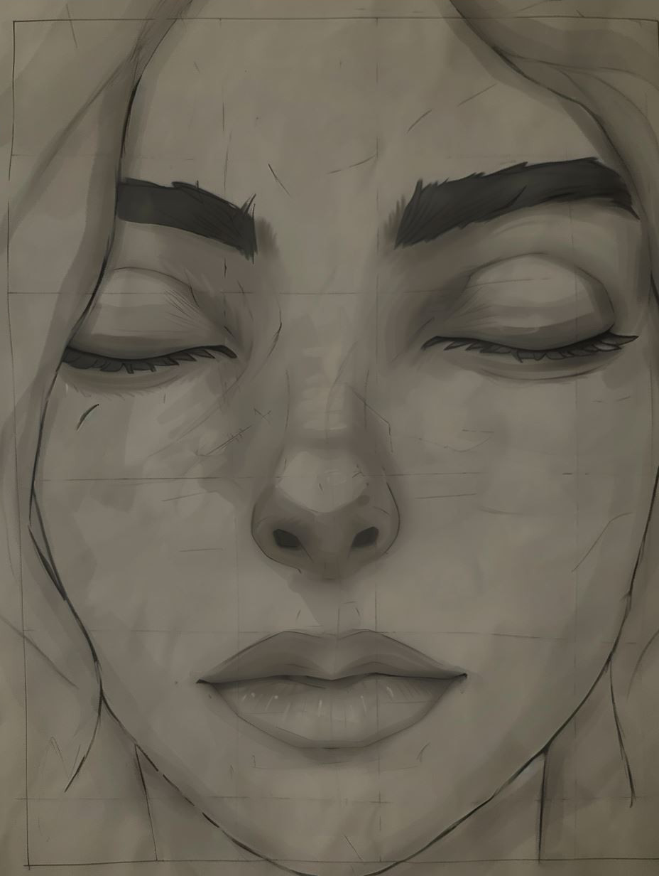 Ethereal Visions: Digital Portrait Studies - Image 4
