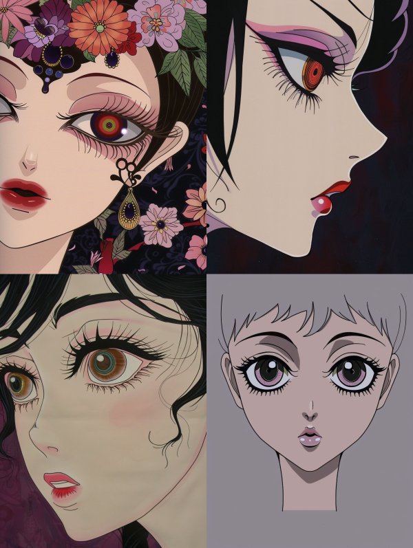 Ethereal Gaze: Anime Portrait Study