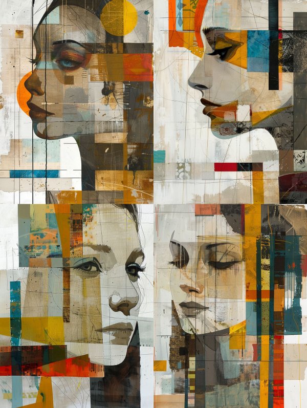 Fragmented Souls in Abstract Harmony