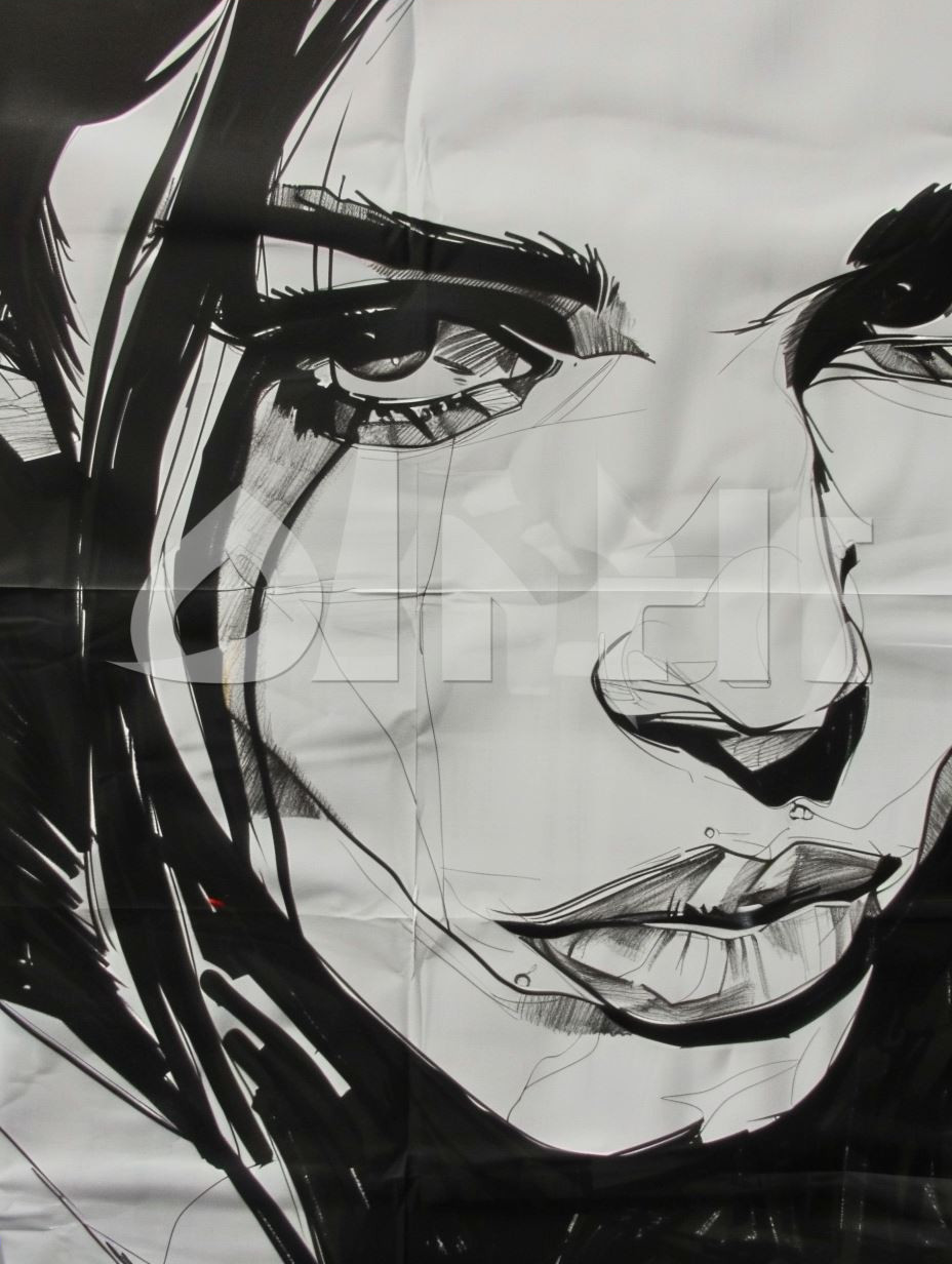 Expressive Female Portrait Art Styles - Image 4