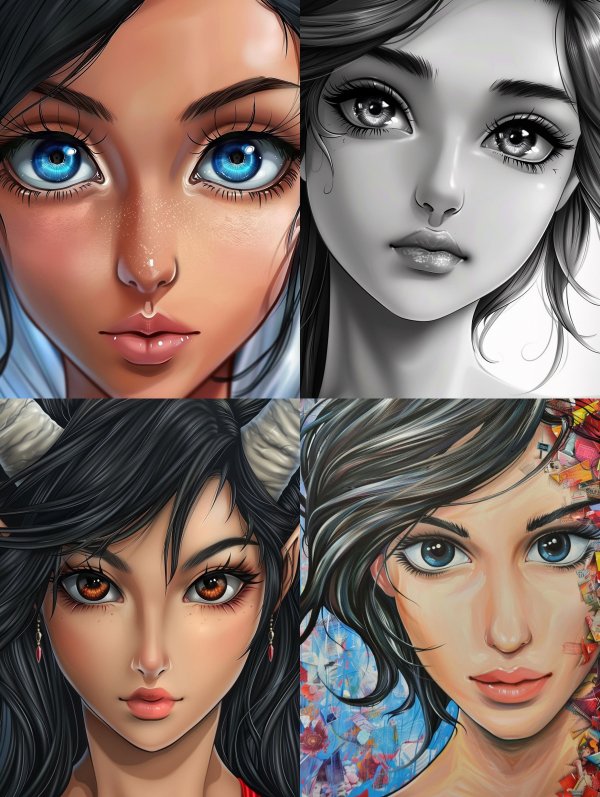 Digital Visions of Ethereal Beauty