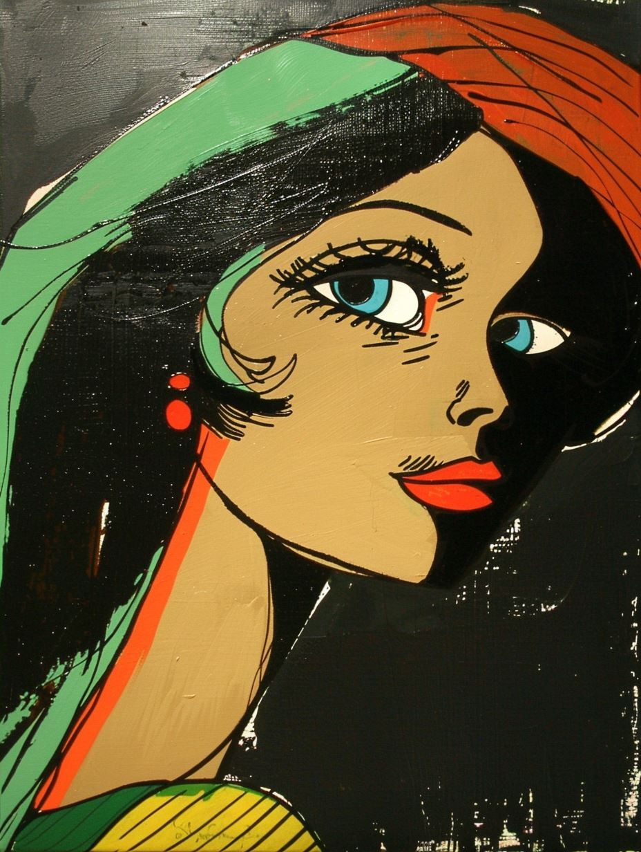 Pop Art Portraits of Modern Elegance - Image 4