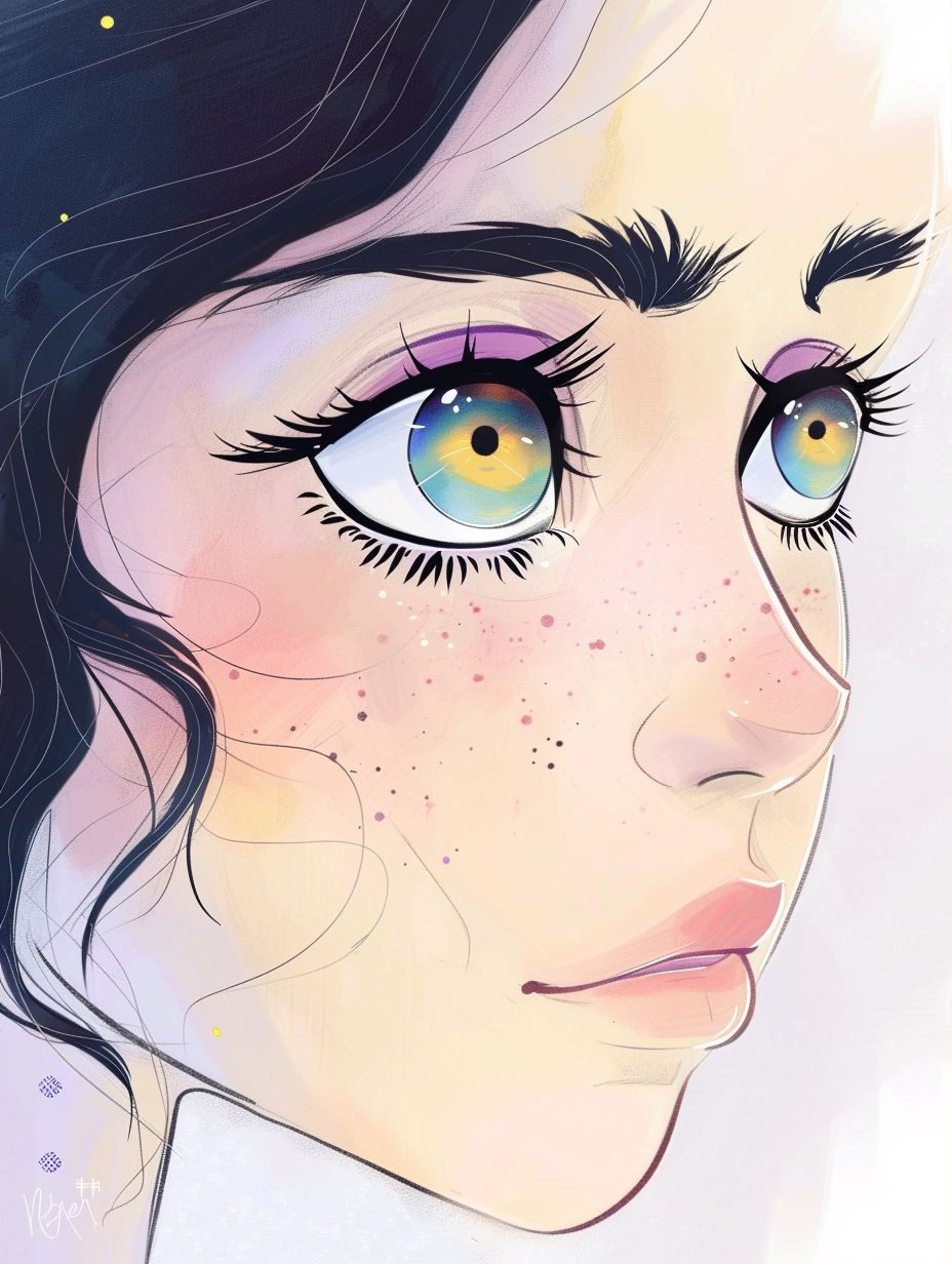 Ethereal Gazes: A Study of Digital Portraits - Image 3