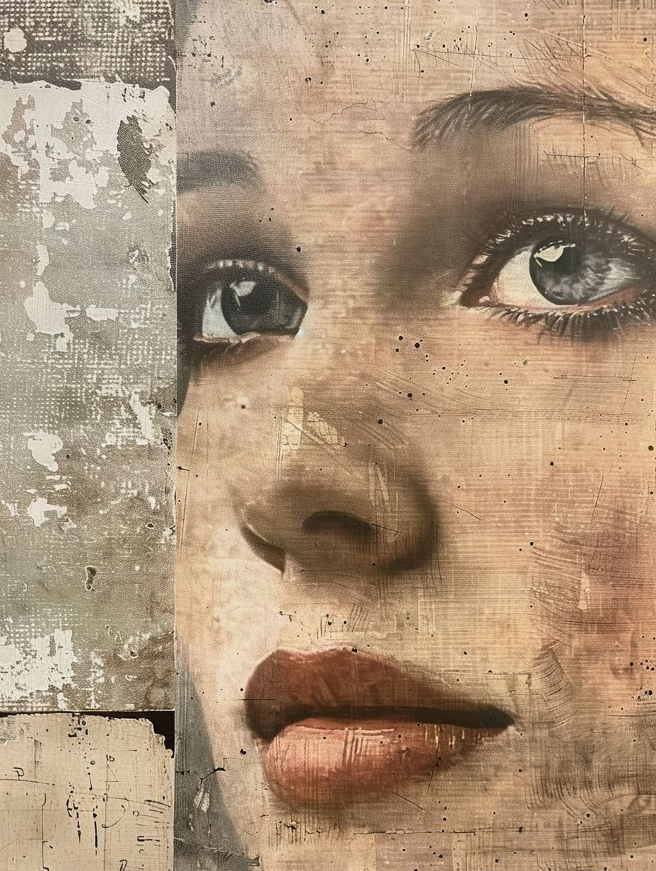Weathered Soul Vintage Portrait - Image 2