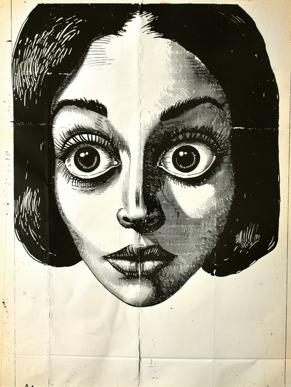 Haunting Gazes in Monochrome - Image 2