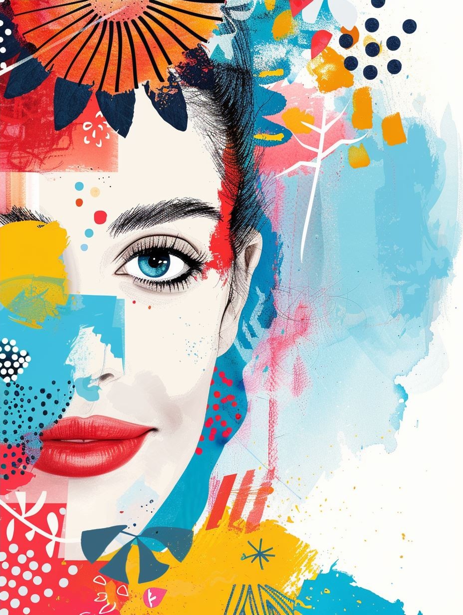Abstract Ethereal Portrait in Color - Image 4