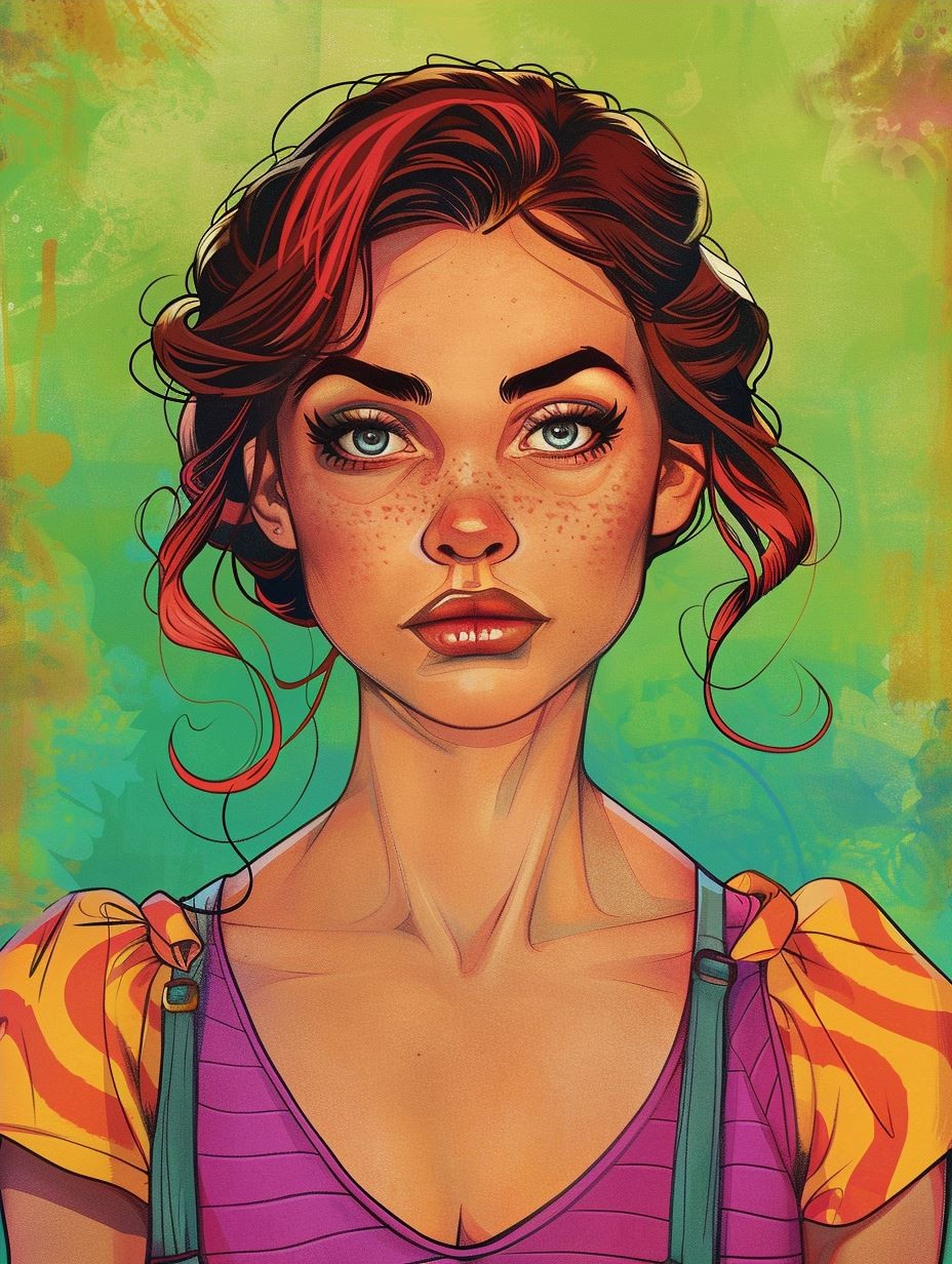 Neon Dream Digital Portrait - Image 4