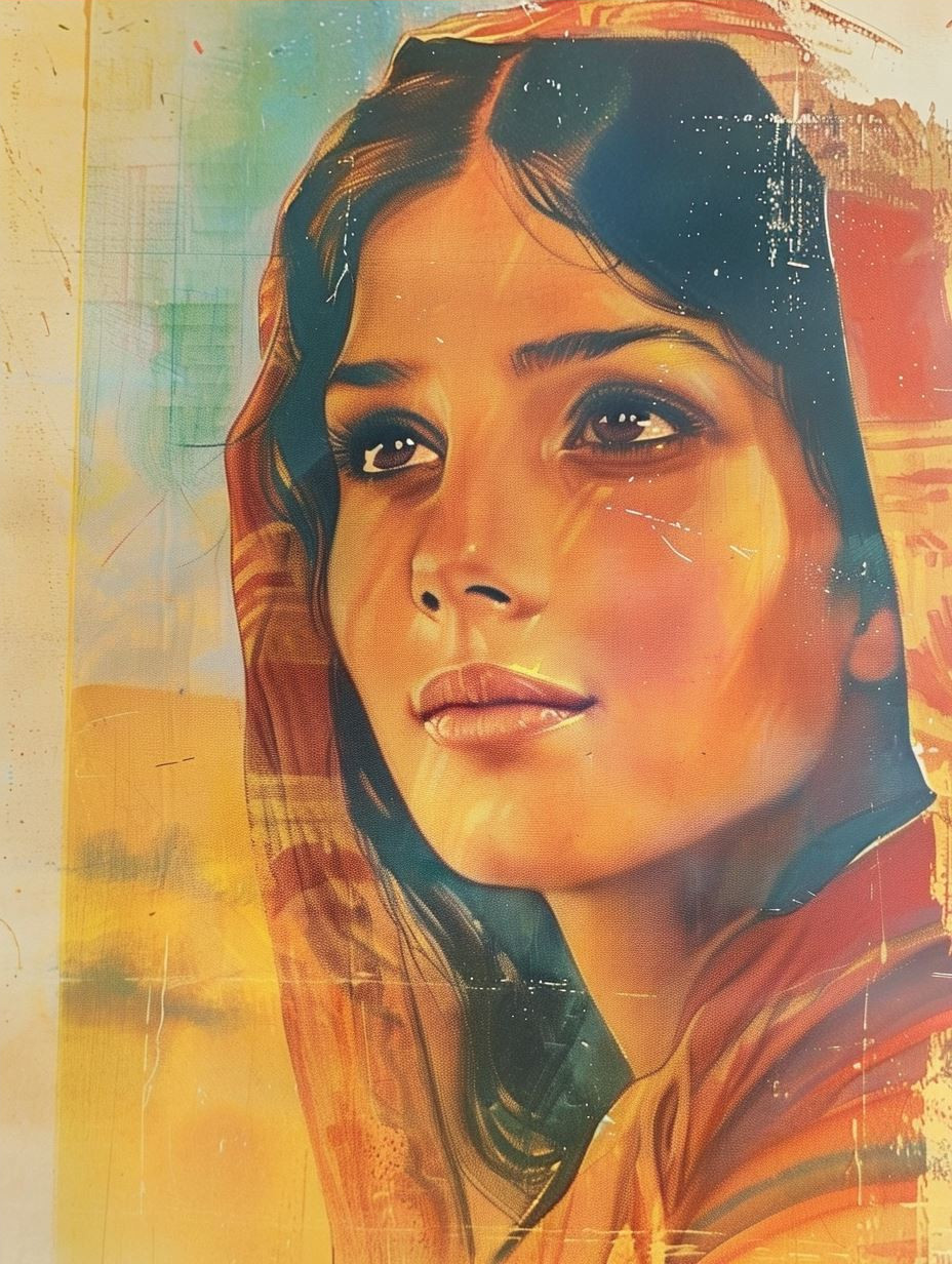 Golden Gazes: A Study of Feminine Beauty - Image 4
