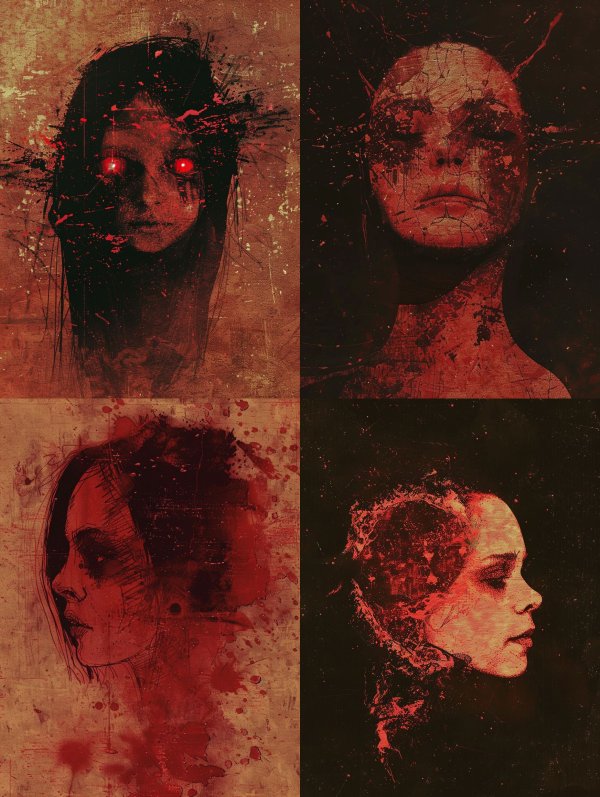 Haunting Echoes of Crimson Shadows