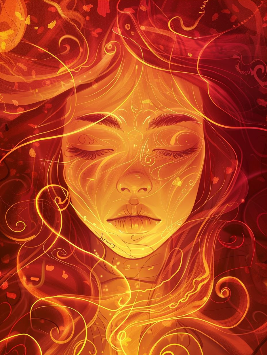 Ethereal Glow of Molten Spirits - Image 3