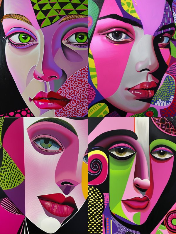 Prismatic Visions of Feminine Beauty