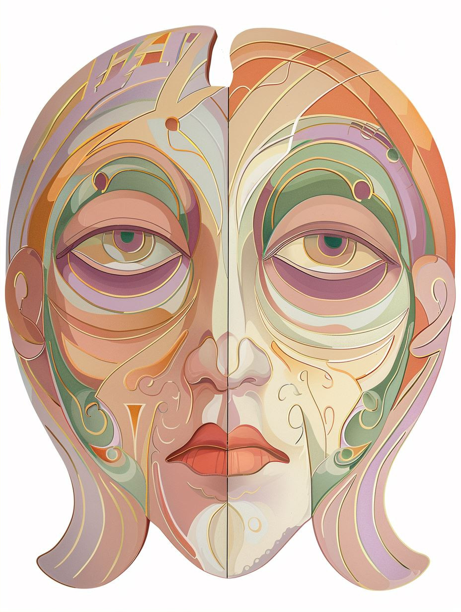 Fluid Pastel Surrealist Portraits - Image 2