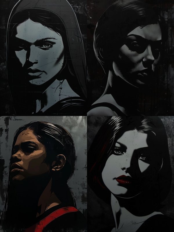 Shadows of Noir Elegance