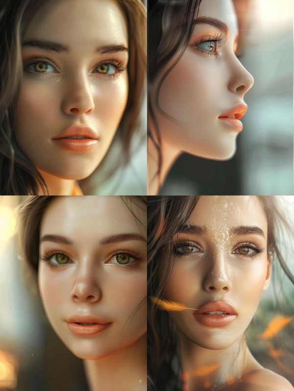 Ethereal Glow: A Study in Digital Beauty