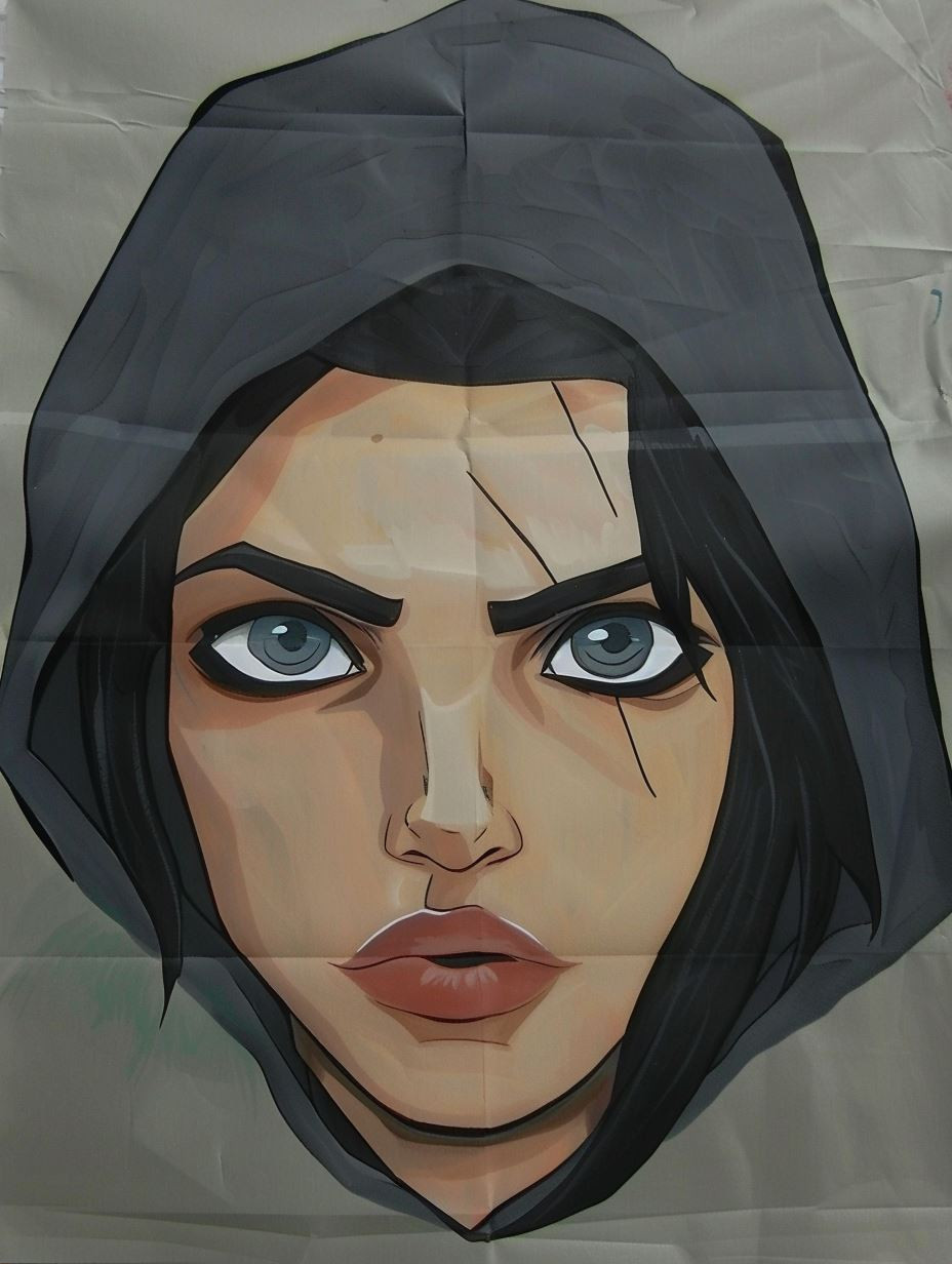 Digital Portraits of a Mysterious Woman - Image 2