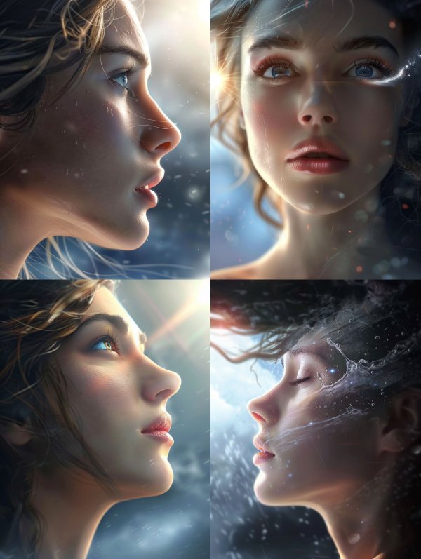 Ethereal Visions of a Water Spirit