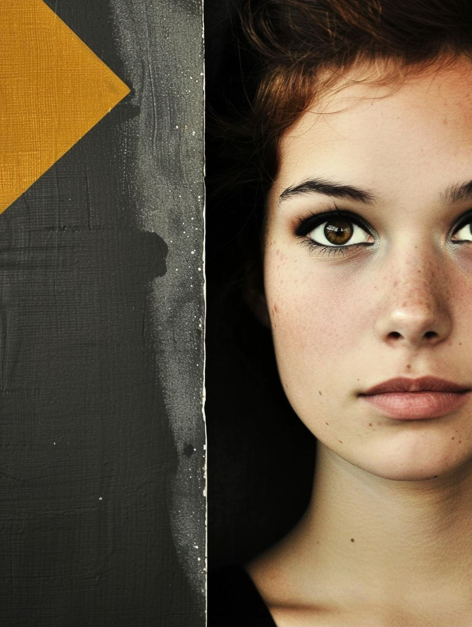 Fragmented Identities in Monochrome and Gold - Image 1