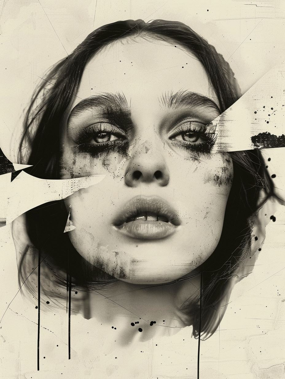 Fragmented Beauty: A Study in Contrast - Image 3