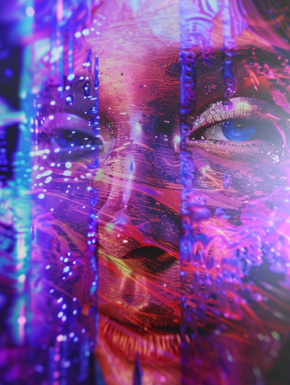 Digital Echoes of a Neon Soul - Image 3