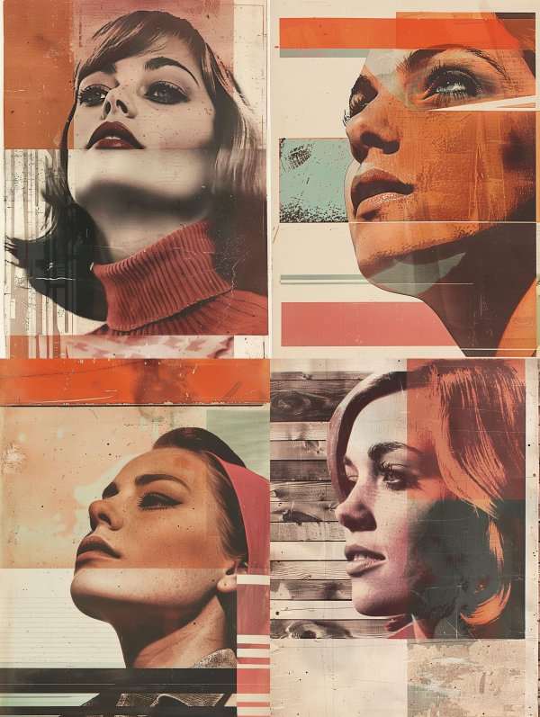 Vintage Collage Muse
