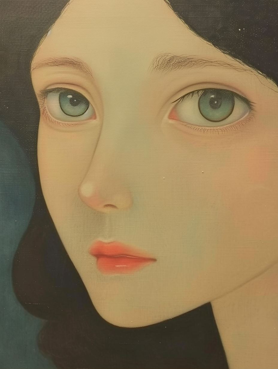 Ethereal Gaze of Soft Portraits - Image 1