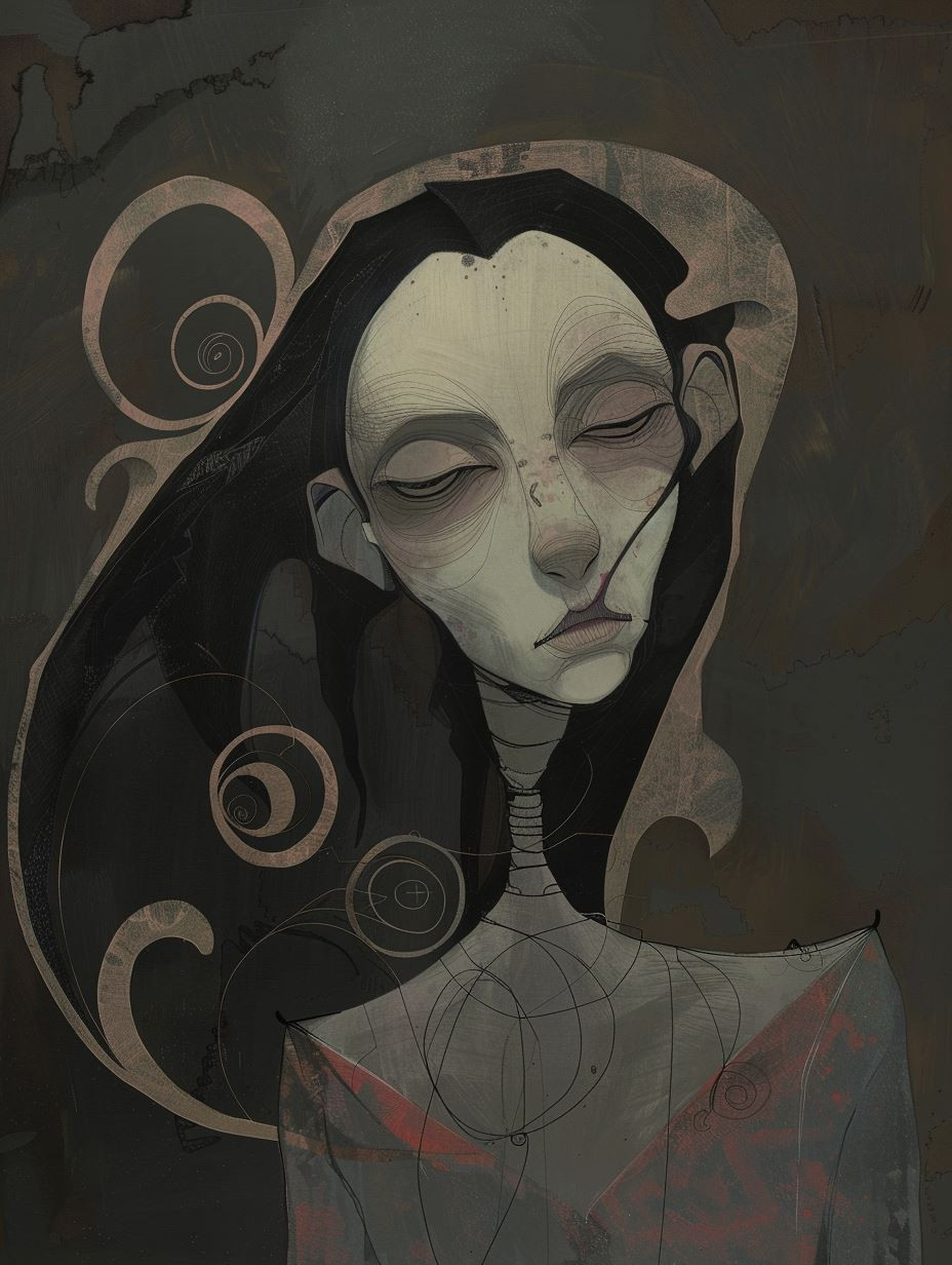 Haunting Gazes: A Study in Melancholy - Image 2