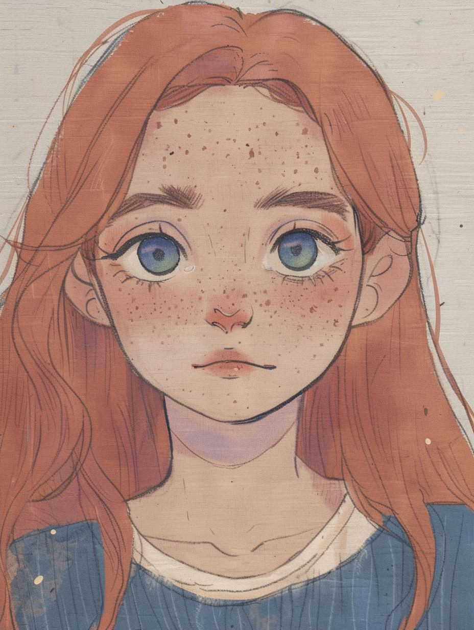 Ethereal Pastel Child Portrait - Image 2