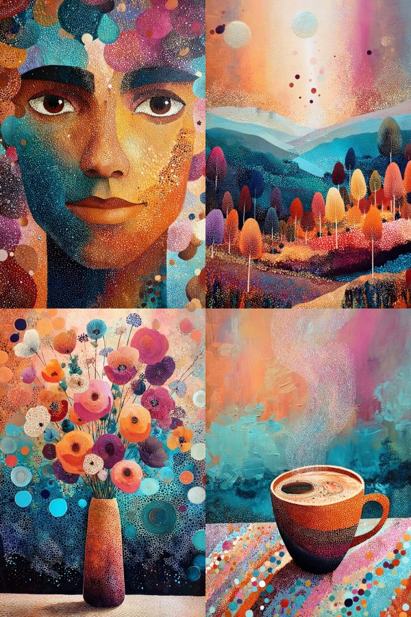 Chromatic Pointillism Dream