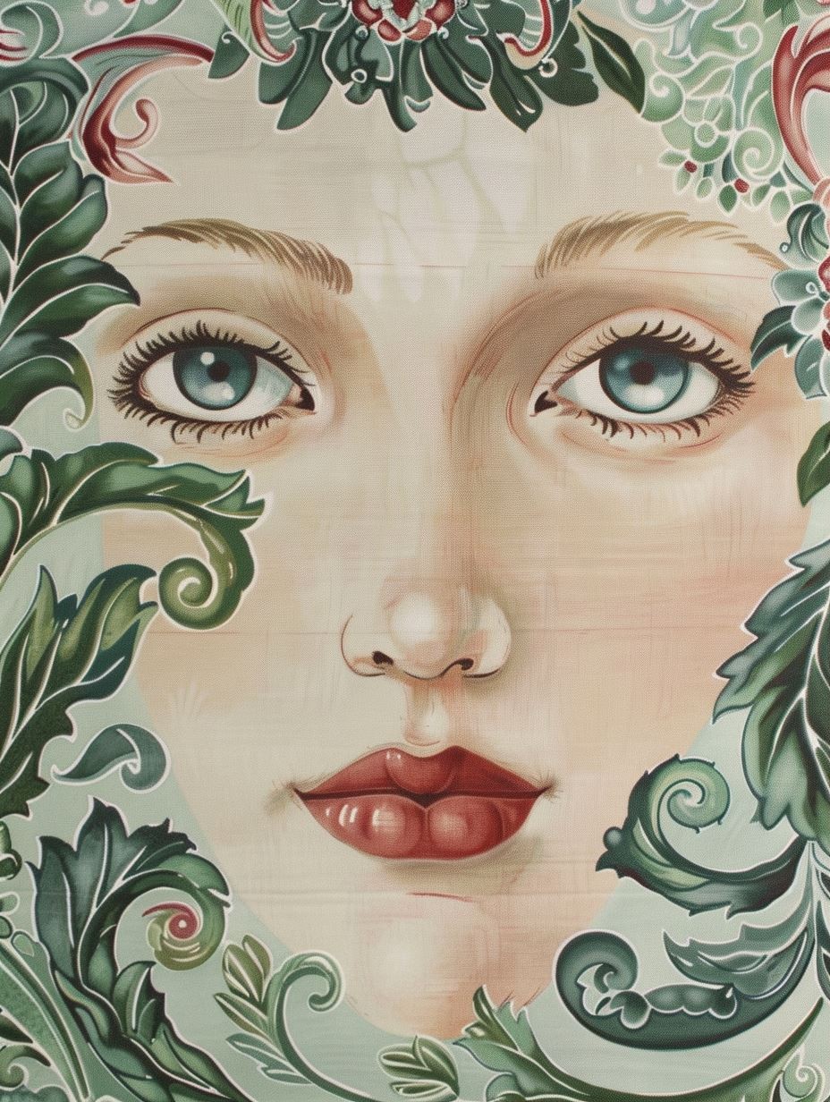 Ethereal Flora Portraiture Study