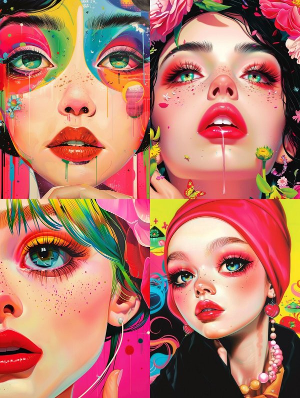 Vibrant Visions of Digital Beauty