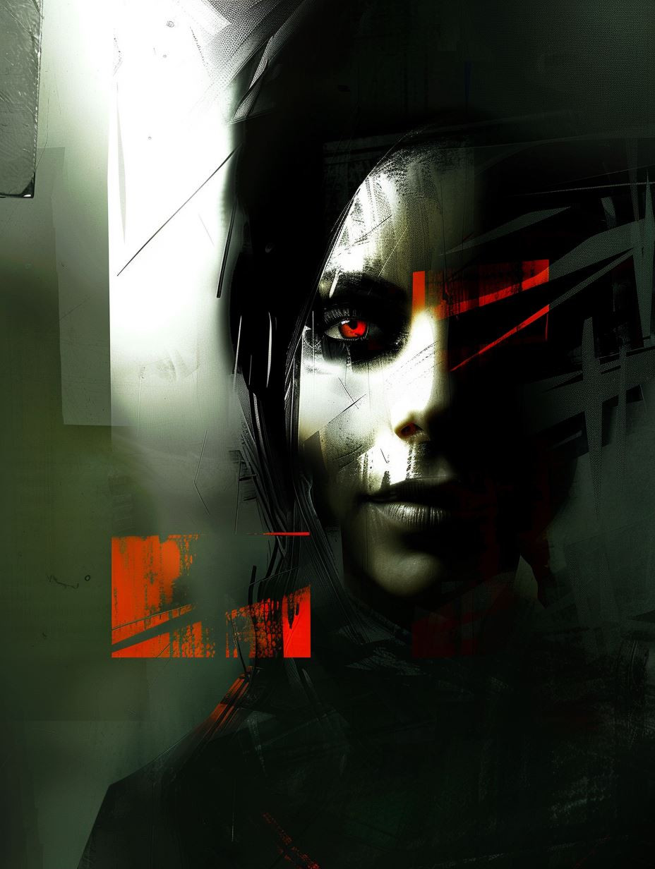 Dark Cybernetic Fragmented Portraits - Image 1