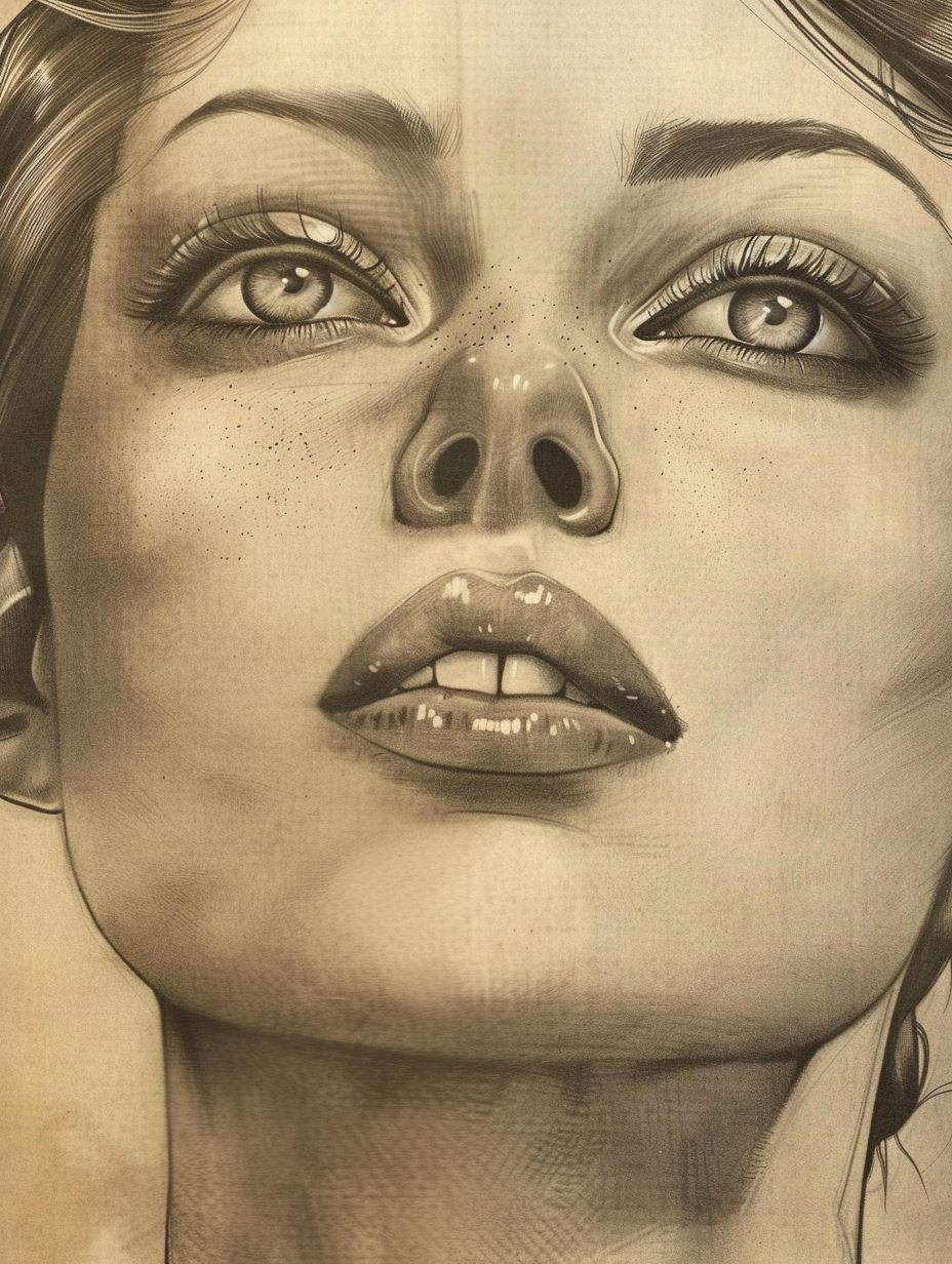 Ethereal Gaze: Digital Portrait Studies - Image 4