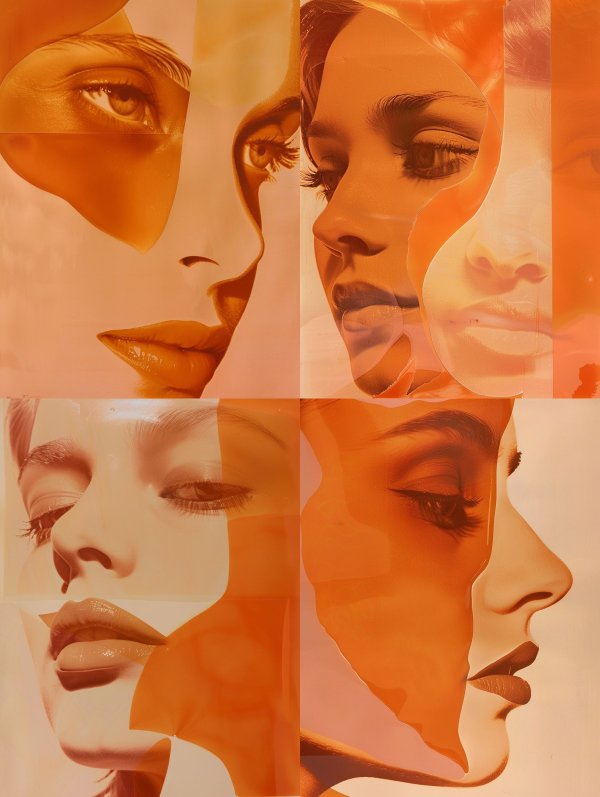 Fragmented Visions in Amber