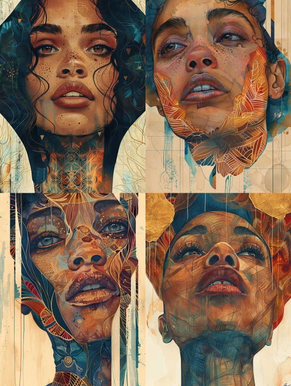 Ethereal Visions of Divine Femininity